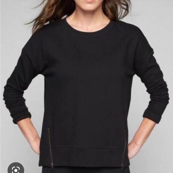 ATHLETA CITYSCAPE PULLOVER ZIP SWEATSHIRT - Picture 1 of 6